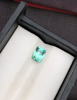 Faceted Natural Tourmaline (Sky Blue)