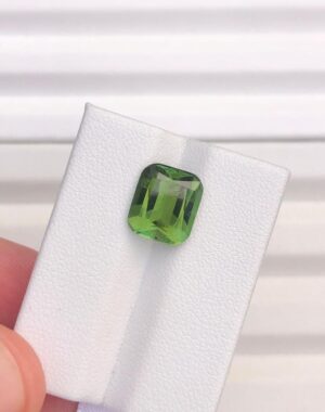 Faceted Natural Tourmaline (Green)