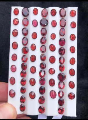 Beautiful faceted Natural Rhodolite garnet